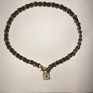 Black & gold juicy couture necklace